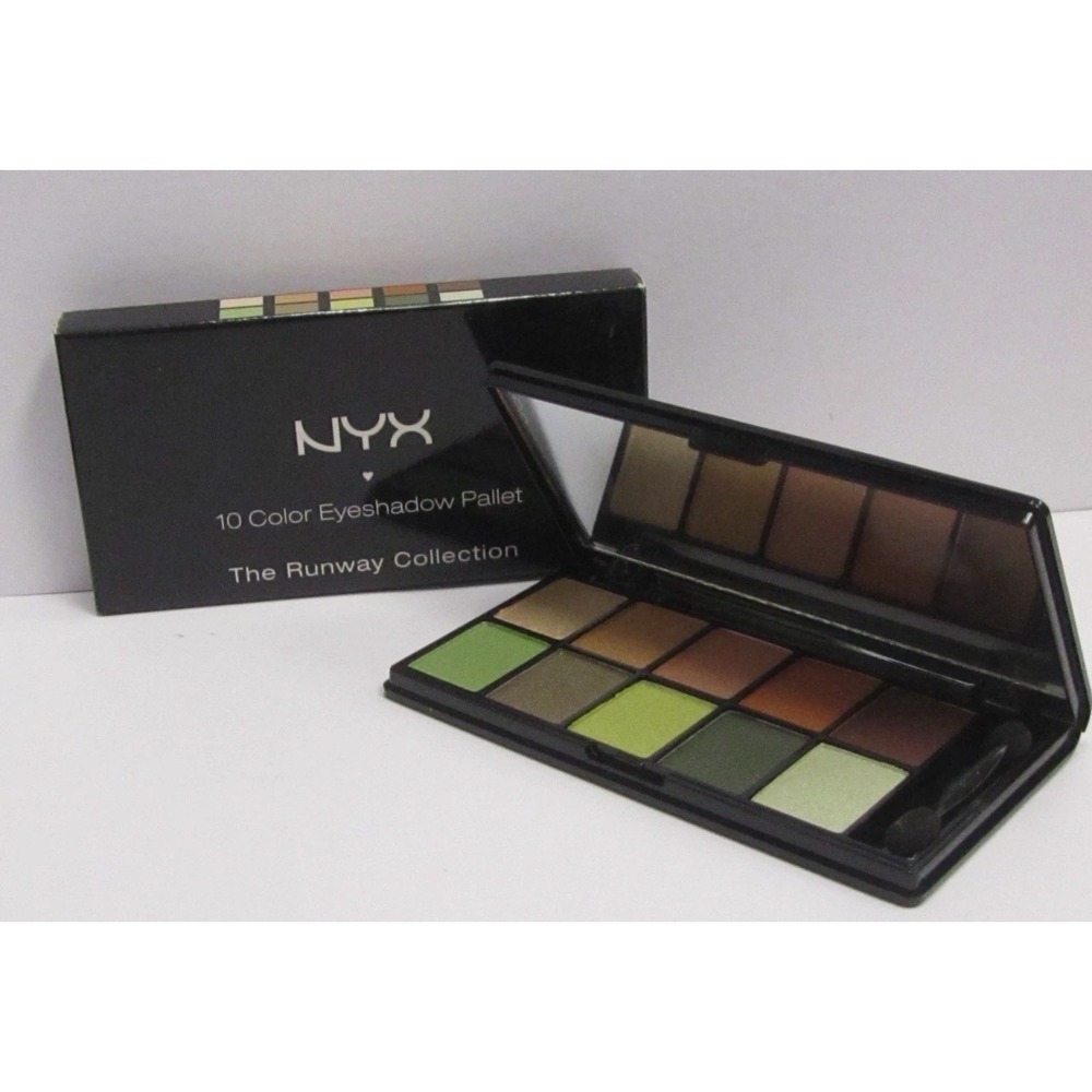NYX 10 Color Eyeshadow Palette The Runway Collection ESP10C08 Secret Worldโ